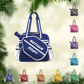 Artparel Custom Pickleball Ornament 2024 Pickleball Ornaments for Christmas Tree Pickle Ball Player Ornament Gift for Pickle Ball Player Paddleball Gifts Pickleball Christmas Tree Ornaments (PKB1)