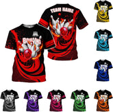 Mostprints Personalized Name Bowling Shirts for Men and Women 3D, Bowling Shirts for Team Bowling, Bowling Shirts Gift