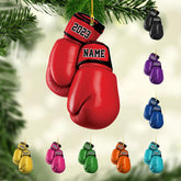 Personalized Boxing Ornament, Boxing Gloves Christmas Light Ornament, Custom Boxing Ornament, Kick Boxing Ornament, Gift for Boxing Lovers, Boxer Ornament Gift for Boxing Lovers (Boxing 4)