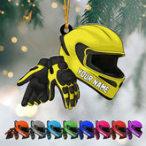 Personalized Dirt Bike Christmas Ornaments 2024 Custom Motocross Ornament Dirtbike Christmas Ornament Motorcycle Christmas Tree Ornaments Gift for Racing Lover Rider Gifts Hanging Decor Xmas (D23)