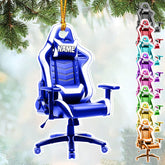 Podagree Personalized Name PC Computer Ornament Christmas, Shape Flat Christmas Ornament for Gamer, Gaming Gamer Christmas Ornament Gift for Boys, PC Game Player Decoration with Custom Name (CPT3)