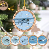 Podagree Personalized Airplane Ornaments for Christmas Tree - Airplane Christmas Ornament 2023, Pilot Airplane Captain Christmas Tree 2023, Pilot Ornament Xmas Gifts Christmas Pilot Flight (APL2)