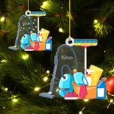Personalized Housekeeping Christmas Ornaments 2024, Cleaning Tool 2D Flat Shape Hanging Tree Ornament, House Cleaning Service Decorations, House Cleaning Service Maid Ornament Gift (HK 9)