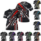 Artparel Personalized Dart Shirts for Men, Dart Polo 3D Shirts Custom Name Shirt, American Flag Shirt Unisex Shirt Size S-5XL