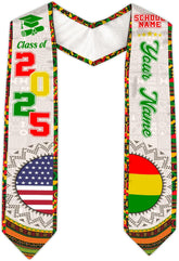 African American Graduation Sash, Graduation Stole Customize, African Graduation Sash, Graduation Stole Class of 2025