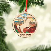 MAPrints Personalized Cowboy Ornament, Horse Ornament 2023, Cowboy Christmas Ornaments, Boy on Horse, Western Cowgirl Ornaments, Cowboy Boots and Hat Christmas Ornament (Cowboy 4)