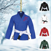 Personalized Jiu Jitsu Ornament Brazilian Jiu Jitsu Gift Hanging for Men Jiu Jitsu Custom Name Jiu Jitsu Christmas Ornament for Xmas 2024 Gift for Sensei Instructor Ornaments (Style 3)