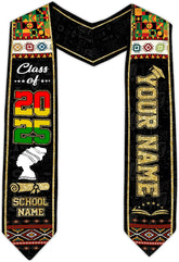 African American Graduation Sash, Graduation Stole Customize, African Graduation Sash, Graduation Stole Class of 2025