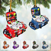 MAPrints Personalized EMS EMT Paramedic Christmas Ornament 2024, Custom EMS, EMT Uniforms Ornament, Medical Christmas Ornaments, EMS Star of Life EMT Paramedic Ornaments (NEMS 2)