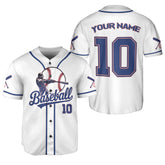 Personalized Name Baseball Jersey for Men Women, Baseball Shirts for baseball player