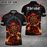 Mostprints Darts Ghost Reaper Dartboard Pattern Color Options Personalized Name, Team Name Unisex 3D Shirt (4 Colors)