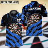 Mostprints Style Pattern Darts Multicolor Option Personalized Your Name 3D Shirt (4 Colors)