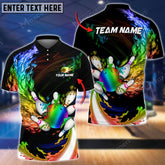 Mostprints Breath Of Fire Bowling And Pins 2.0 Customized Name 3D Shirt