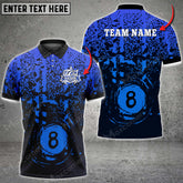 Mostprints Billiards Ball 8 Personalized Name, Team Name Unisex Shirt ( Multicolor Options )