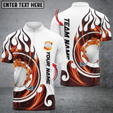 Mostprints Golf Fire Blaster Multicolor Option Customized Name 3D Shirt ( 4 Colors )