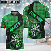 Mostprints Christmas Darts Plaid Color Options Personalized Name, Team Name Unisex 3D Shirt (4 Colors)