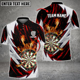 Mostprints Fire Thunderstorm Darts For Team Design Multicolor Option Personalized Name 3D Shirt ( 6 Colors )