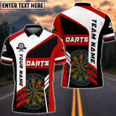 Mostprints Sport Dartboard Darts Multicolor Option Personalized Name 3D Shirt (4 Colors)