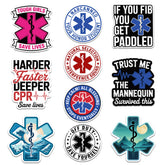 10 pcs EMT EMS sticker pack, Emt gifts | Emt Ems sticker | Ems gifts | funny paramedic stickers