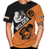 Personalized Name Welder Shirt 3D, Welder shirt Gift for Men, Welding 3D All Printed Shirt