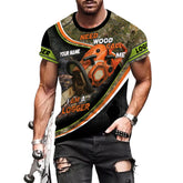 Custom Name Logger 3D Shirt for men, Arborist gift shirt, Short Sleeve unisex Tee Casual Wear
