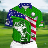 Mostprints Pride Premium Golf Man, Cool Polo 3D AOP For Lovers Multicolor Custom Name (6 Colors)