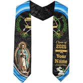 Custom Guatemala Graduation Stole, Personalized Guatemalan American Flag Graduation Sash, Guatemalan Graduation Sash 2025