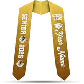 Customized Mexican Graduation Sash, Mexican American Stoles for Graduation 2025, Graduation Flag Sash Gifts