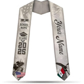 Customized Mexican Graduation Sash 2025, Mexican American Stoles for Graduation 2025, Graduation Sash 2025 Gifts