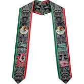 Customized Mexican Graduation Sash, Mexican American Stoles for Graduation 2025, Graduation Sash 2025 Gifts