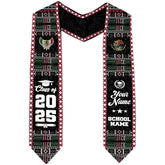 Personalized Mexican Graduation Sash 2025, Custom Mexican Graduation Stole Class of 2025, Mexican Flag Estola de Graduación Stole Gift