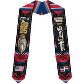 Personalized Dominican Republic Graduation Sash 2025, Customized Dominican American Flag Sash, Dominican Graduation Stole 2025