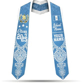 Personalized Guatemalan Graduation Sash 2025, Custom Guatemala Flag Stole 2025, Guatemala Graduation Stole Class of 2025