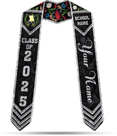 Personalized Guatemalan Graduation Sash, Custom Guatemala Flag Stole, Guatemala Graduation Stole Class of 2025