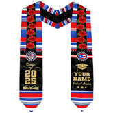 Puerto Rican Graduation Stole 2025, Personalized Puerto Rican Graduation Sash, Puerto Rico Sash for Graduation 2025 Day