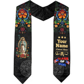 Custom Puerto Rico Graduation Sash, Puerto Rican Graduation Sash 2025, Puerto Rico Graduation Stole Class Of 2025