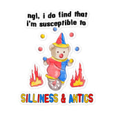 Silly Antics Bubble-free stickers