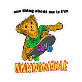 Unknowable Bubble-free stickers