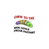 Sick Freak Bubble-free stickers