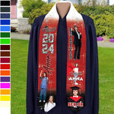 Personalized Congrats 2025 Graduation Stole, Graduation Stole Custom School Name, Your Name, Graduation Sash Gift, Class of 2025 Grad Sash