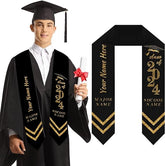 Personalized Congrats 2025 Graduation Stole, Graduation Stole Custom School Name, Your Name, Graduation Sash Gift, Class of 2025 Grad Sash