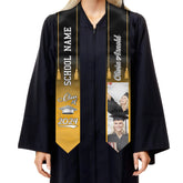 Personalized Congrats 2025 Graduation Stole, Graduation Stole Custom School Name, Your Name, Graduation Sash Gift, Class of 2025 Grad Sash