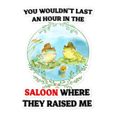 Saloon Bubble-free stickers