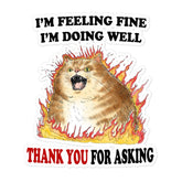 TY For Asking Bubble-free stickers