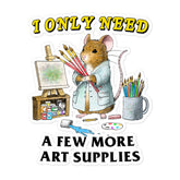 Art Supplies Bubble-free stickers