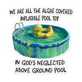 Pool Toy Bubble-free stickers