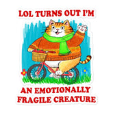 Emotionally Fragile Bubble-free stickers