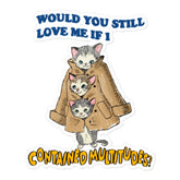 Multitudes Bubble-free stickers