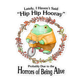 Hip Hip Hooray Bubble-free stickers