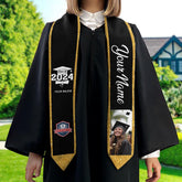 Personalized Graduation 2025 Stoles, Custom Class Of 2025 Stoles, Your High School Grad Sash, Any University Grad Stoles Sash TD-0422-T1QH